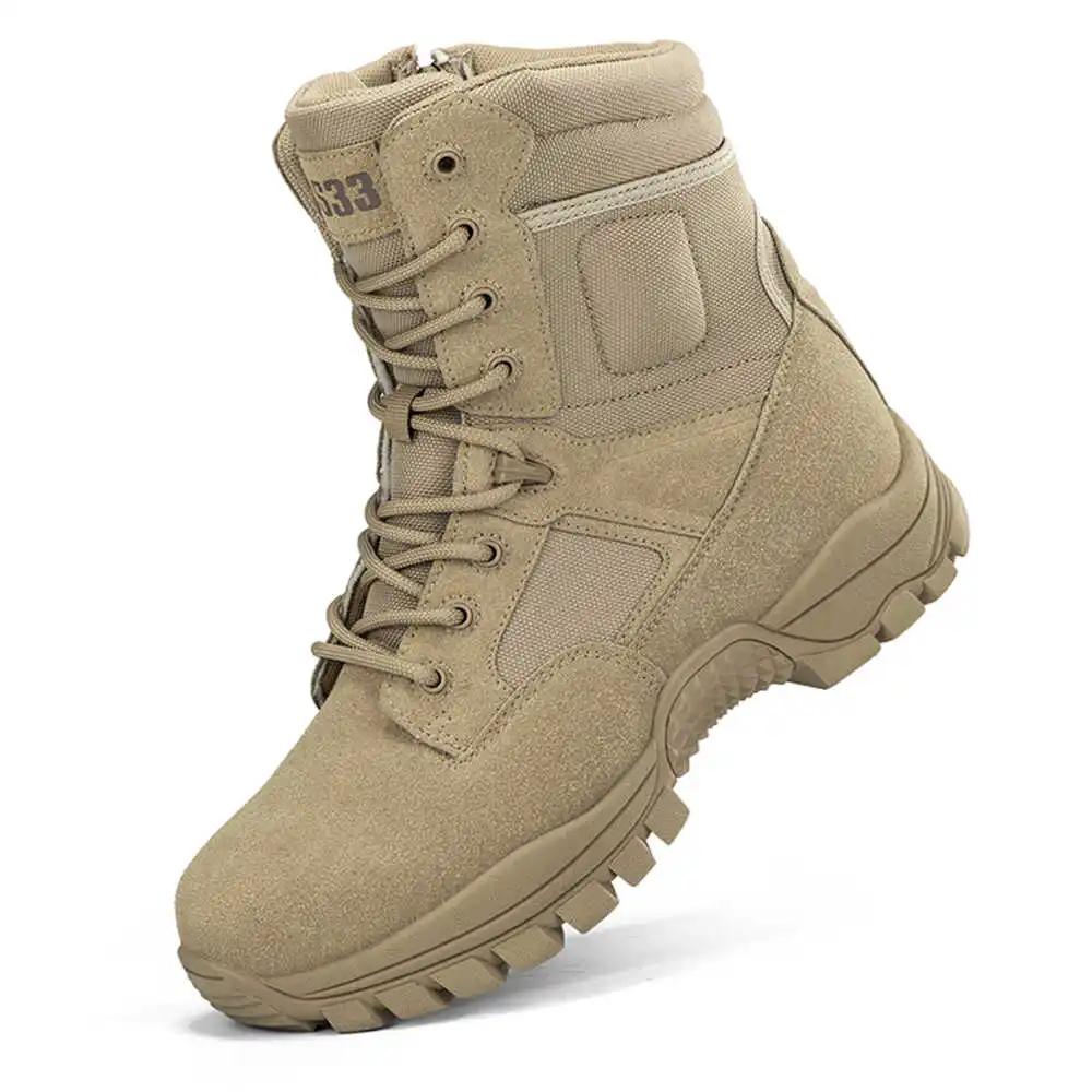 Good Streetwear Brand - Nonslip Genuine Leather Hiking Boots Designer