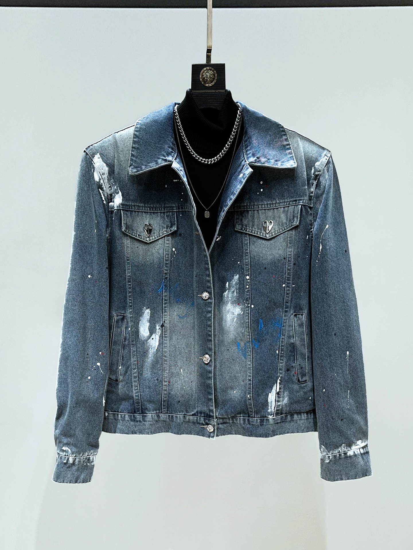 Urban Streetwear Brand - Street Sle ort Denim down Jaet