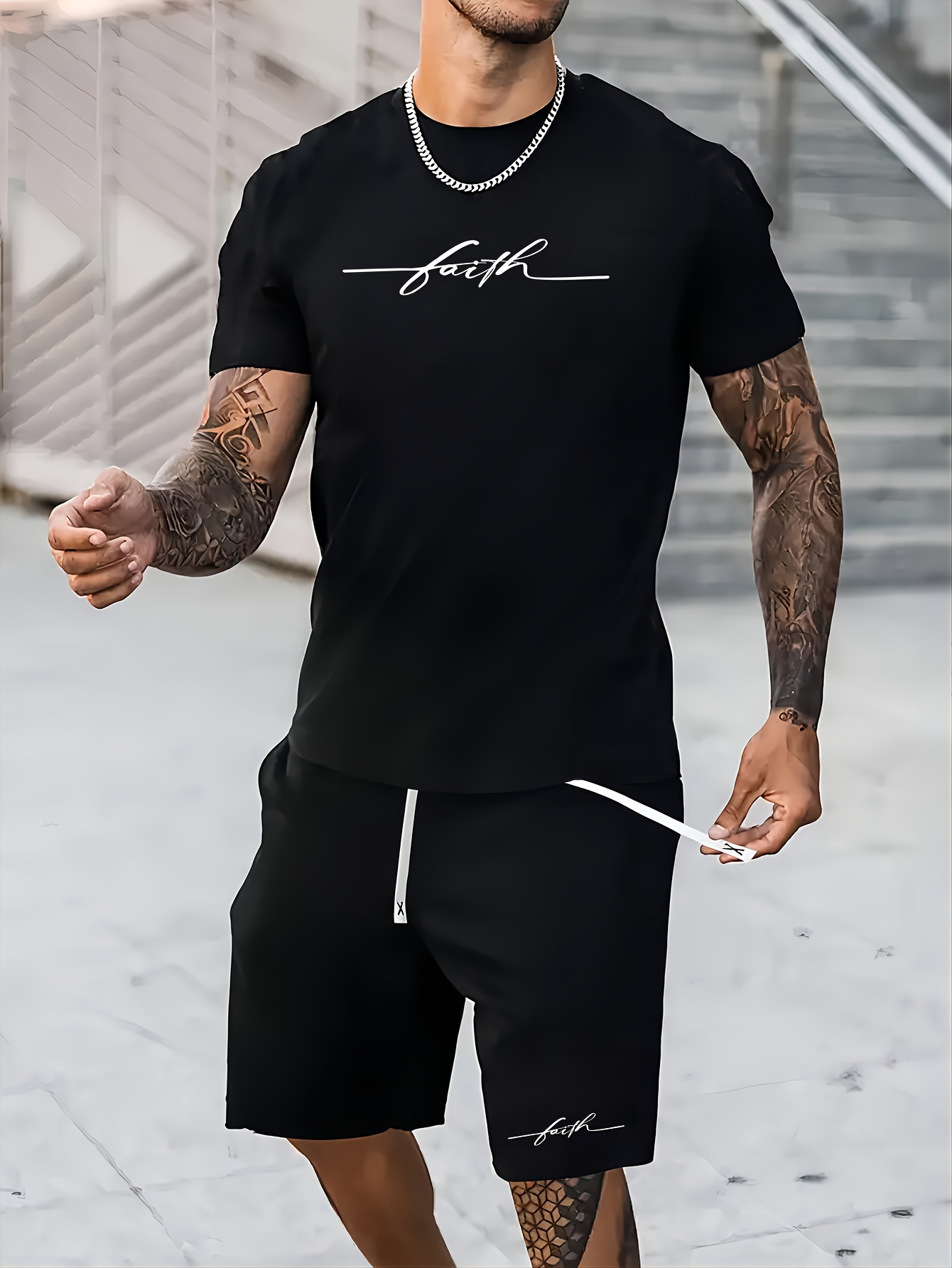 Brand Streetwear Instagram - Summer T-Shirt for Men: Instagram-Trendy, Casual,