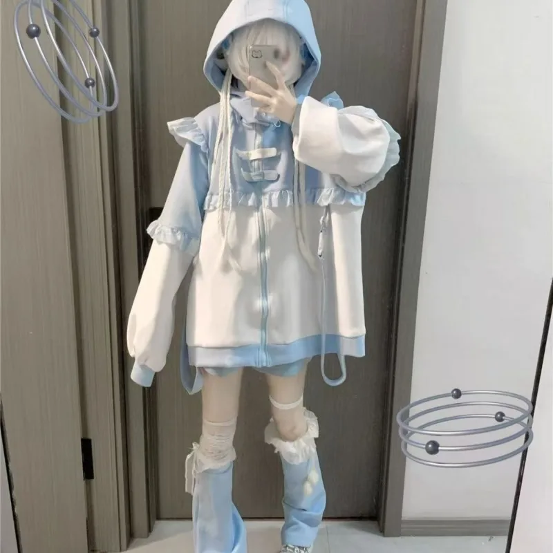 Harajuku Zipper Hoodie Coat Wo - огляд і ціна Streetwear Brand Y2K
