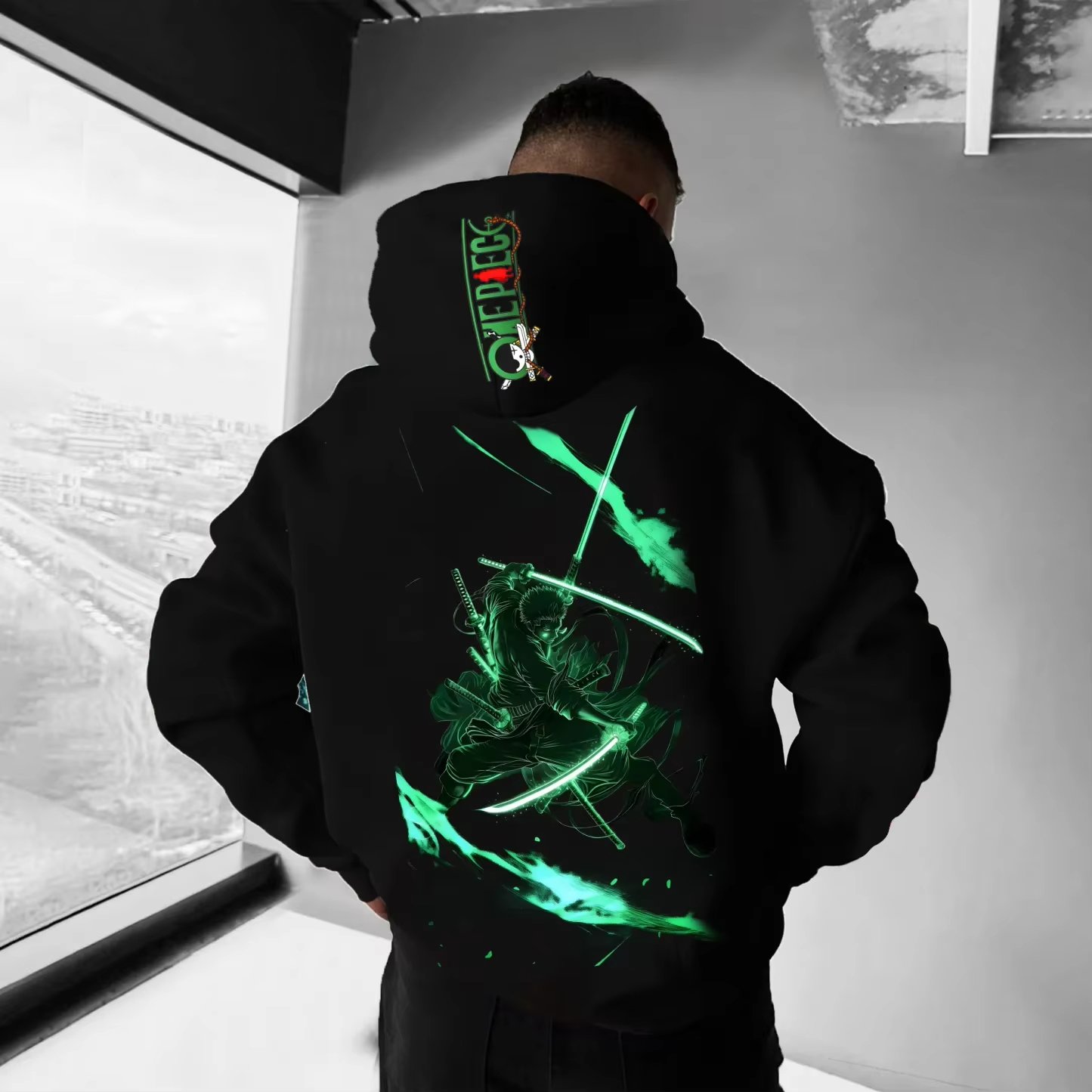 Anime One Piece Zoro Vintage O - огляд і ціна Streetwear Brand Y2K