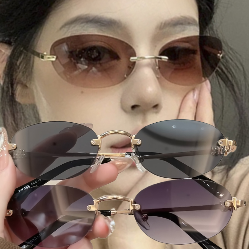 Trendy Frameless Sunglasses Wo - огляд і ціна Streetwear Brand Y2K