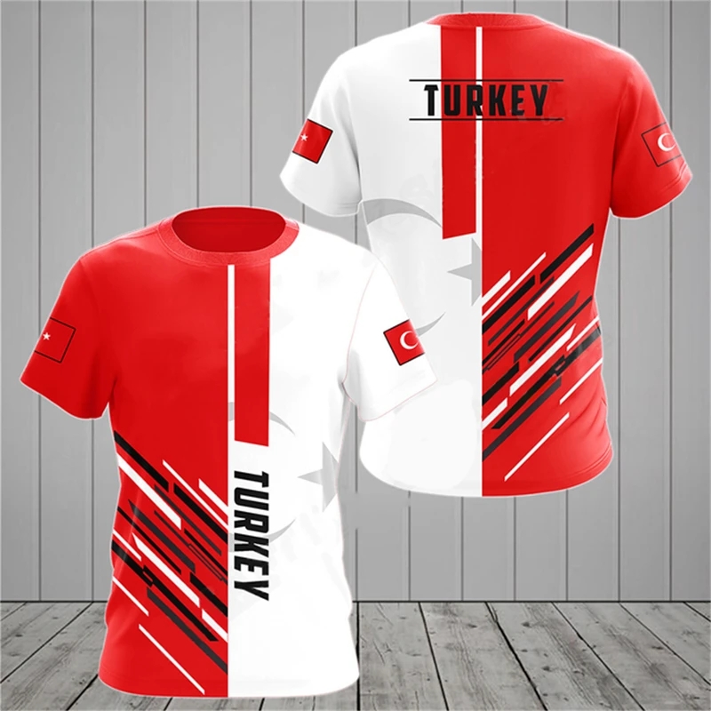 Turkish Flag Camouflage 3d Pri - огляд і ціна Streetwear Brand T Shirt