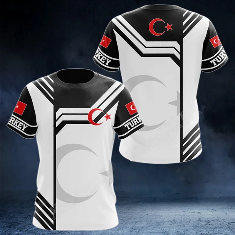 Turkish Flag Camouflage 3d Pri - огляд і ціна Streetwear Brand T Shirt