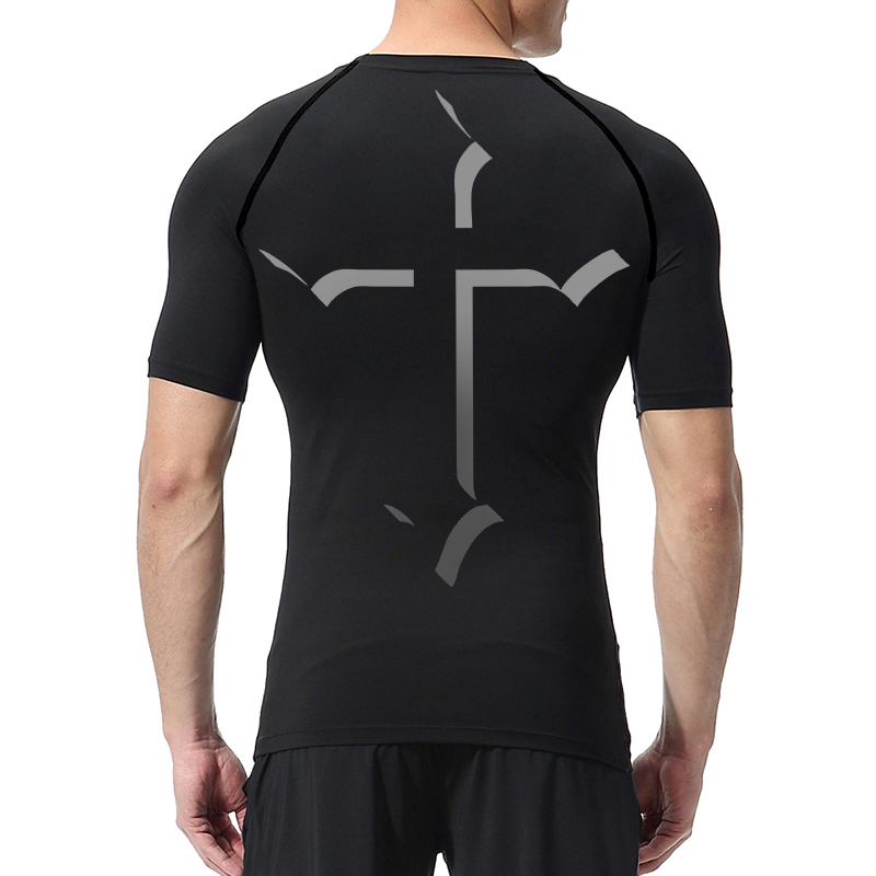 Cross Print Compression Shirt  - огляд і ціна Streetwear Brand T Shirt