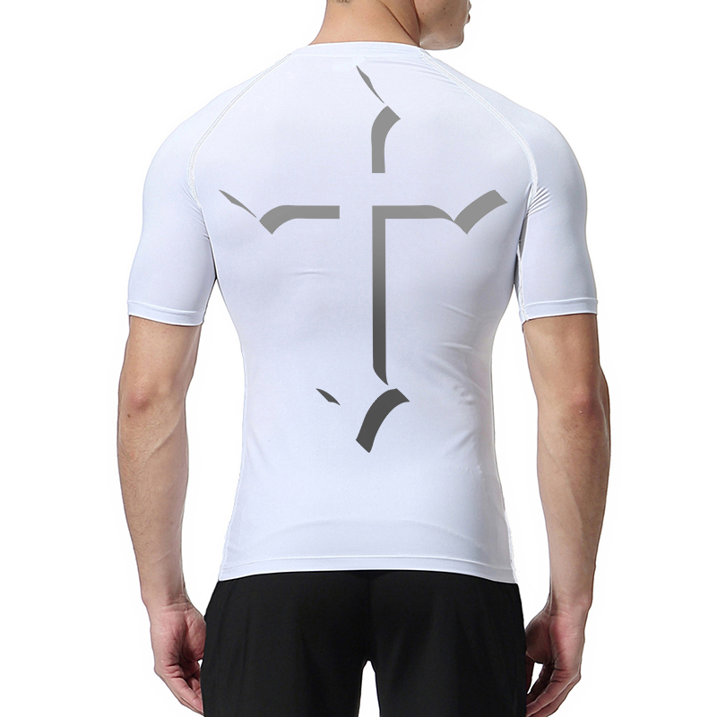 Cross Print Compression Shirt  - огляд і ціна Streetwear Brand T Shirt