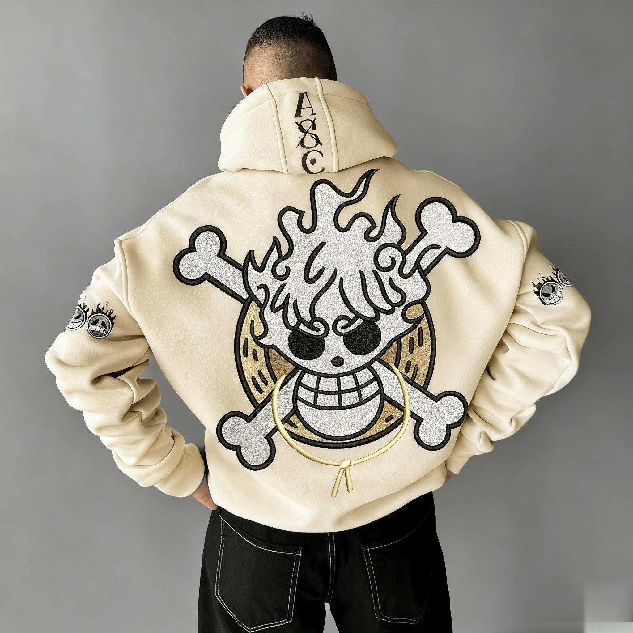 Oversized One Piece Anime Hood - огляд і ціна Streetwear Brand Y2K