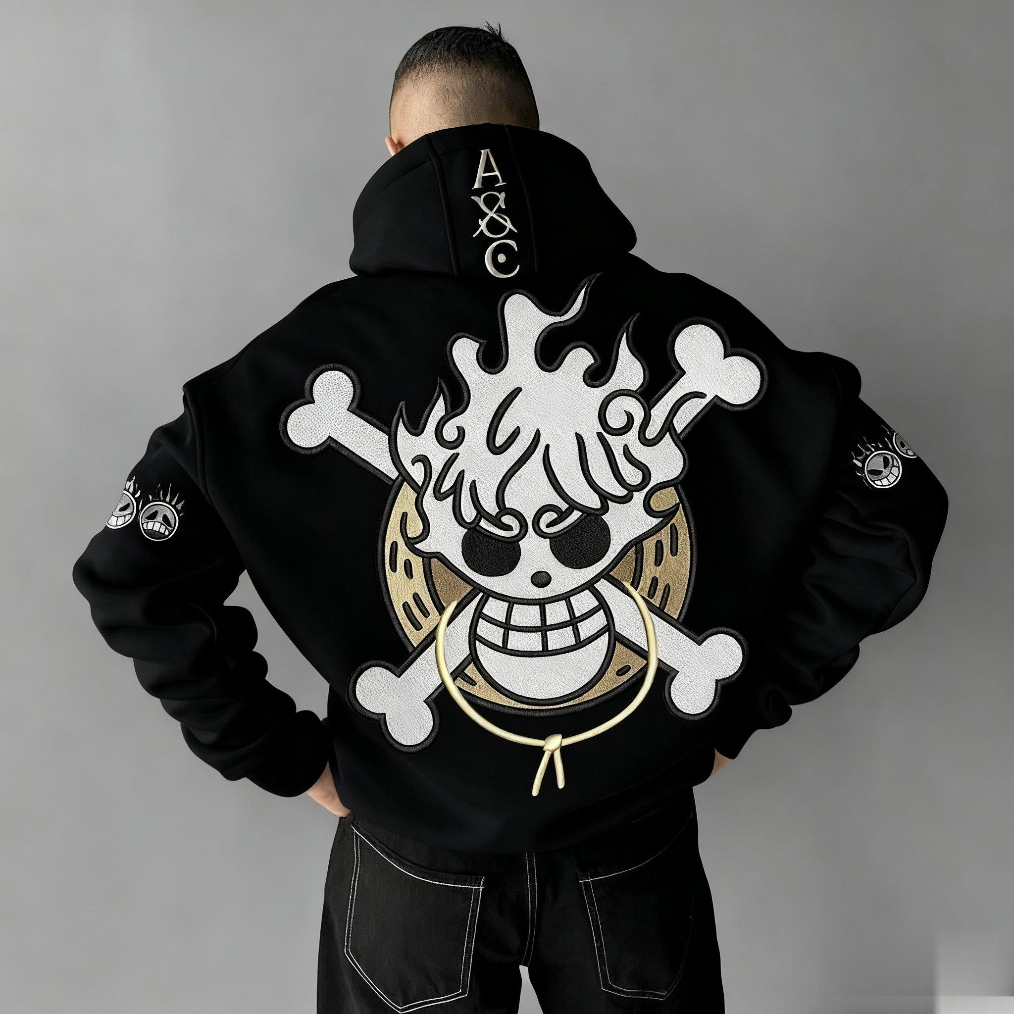 Oversized One Piece Anime Hood - огляд і ціна Streetwear Brand Y2K
