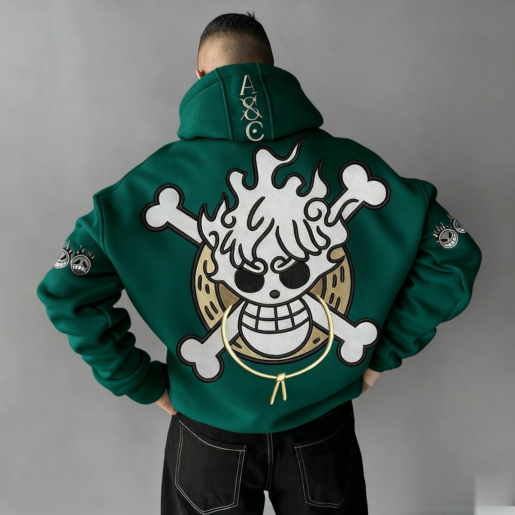 Oversized One Piece Anime Hood - огляд і ціна Streetwear Brand Y2K