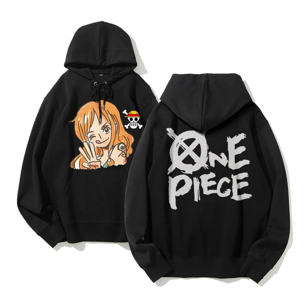 One Piece Nami Anime Hoodie Me - огляд і ціна Streetwear Brand Y2K