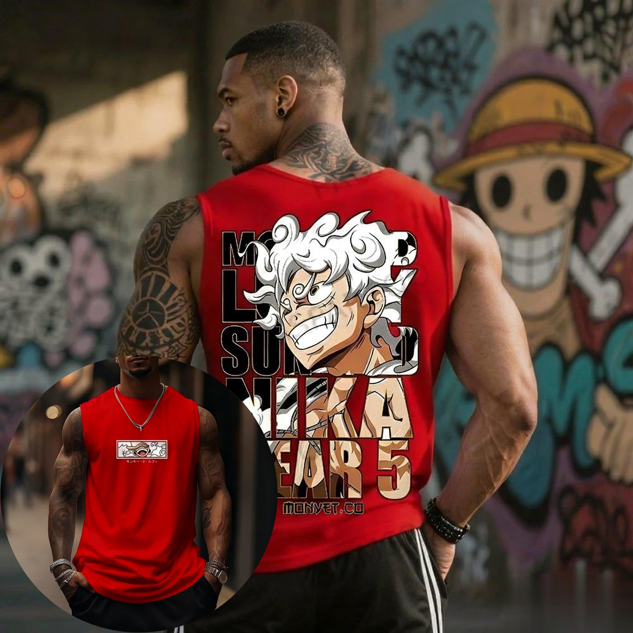 One Piece Luffy Gear 5 Tank To - огляд і ціна Good Streetwear Brand