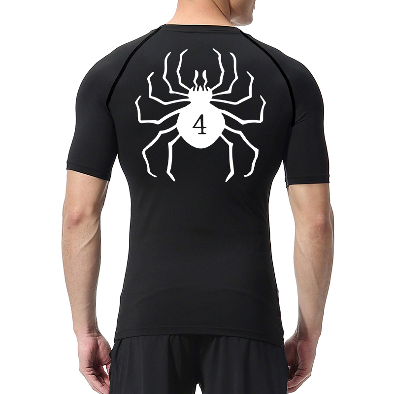 Spider Print Compression Shirt - огляд і ціна Streetwear Brand T Shirt