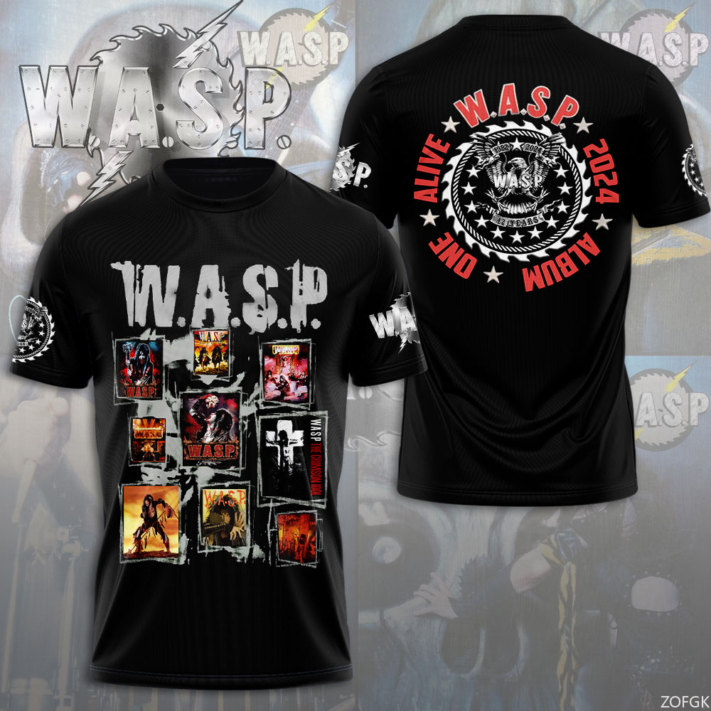 W.A.S.P Rock 3D Printing T-shi - огляд і ціна Streetwear Brand T Shirt