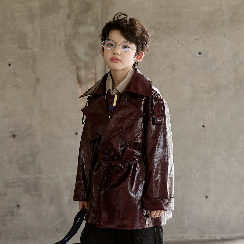 Boys Girls Wine Red Black Moto - огляд і ціна Streetwear Brand Photography